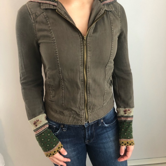 Green canvas jacket - Picture 2 of 5